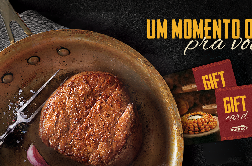 Outback dá bônus para quem comprar Gift Card na Black Friday