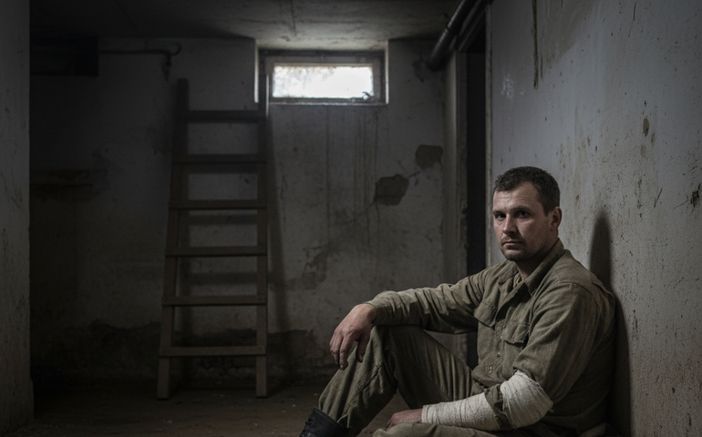 Prisioneiro ucraniano relata um mês ferido em porão após abandono do comando
