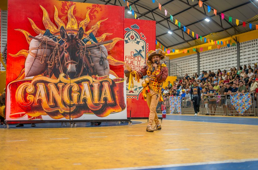 Representando Girau, Junina Girassol é uma das grandes finalistas do Circuito Alagoano de Quadrilhas