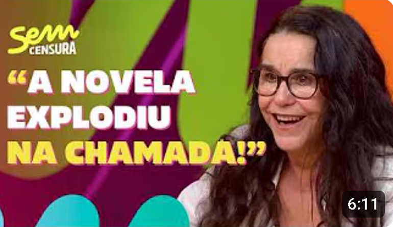 Sem Censura | Lucélia Santos relembra o fenômeno Escrava Isaura: “Eu não podia mais andar na rua”