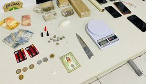 Suspeita de traficar drogas gerenciadas por namorado presidiário é presa em Aracaju / Foto: Foto: SSP/SE