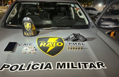 Armas são apreendidas pela PM durante verificações de denúncias em Maceió