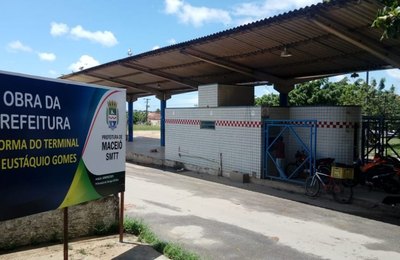 Prefeitura de Maceió inicia obras de reforma no terminal do Eustáquio Gomes