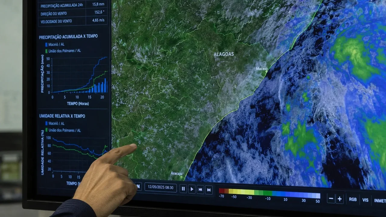 Alagoas terá trégua nas chuvas, mas instabilidade retorna no meio da semana