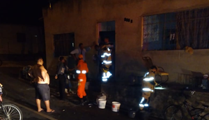 Casa pega fogo após vazamento de gás em Maruim / Foto: Foto: Portal A8SE/Reprodução