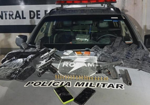 Ações da PM retiram infratores e quatro armas de fogo das ruas
