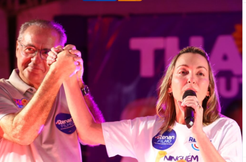 Thais Canuto fortalece pré-candidatura à Câmara Federal em ato com a presença de Paulo Dantas e do senador Renan Calheiros