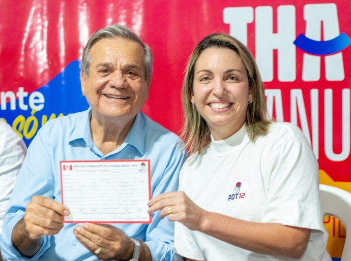 Força política de Thais Canuto fica evidente durante evento de filiação do PDT em Pilar