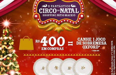 Pátio Maceió presenteia clientes com jogo de sobremesa personalizado 