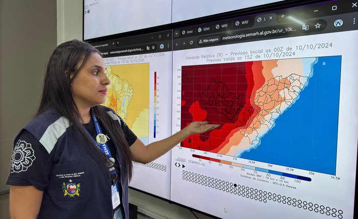 Monitoramento das condições climáticas é feito pela Superintendência de Prevenção em Desastres Naturais Monitoramento das condições climáticas é feito pela Superintendência de Prevenção em Desastres Naturais