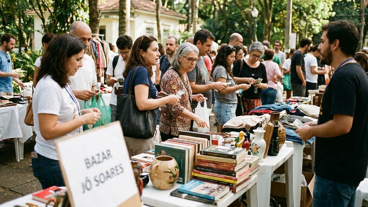 Com peças de Jô Soares quase esgotadas, Retiro dos Artistas celebra lucro em bazar: 'Vai fazer grande diferença'