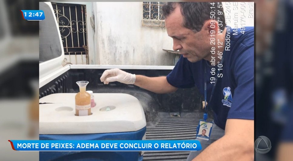 Adema morte peixes