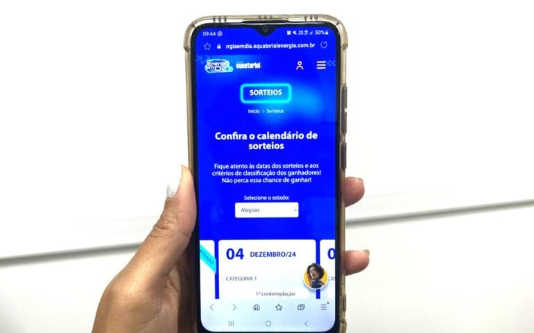 Equatorial Alagoas realizará mais dois sorteios da promoção com prêmios de até R$ 2 mil, somente em dezembro