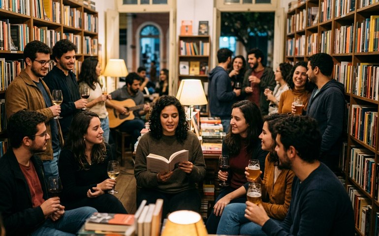 Noite das Livrarias terá leitura, sarau e happy hour em 10 Estados e no DF