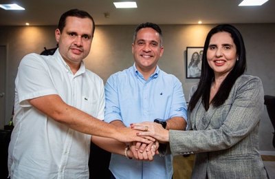 Prefeita Pauline Pereira anuncia pautas em prol de Campo Alegre em reunião com o governador Paulo Dantas