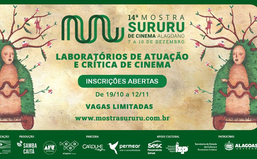 Mostra Sururu abre inscrições para laboratórios de atuação e crítica de cinema