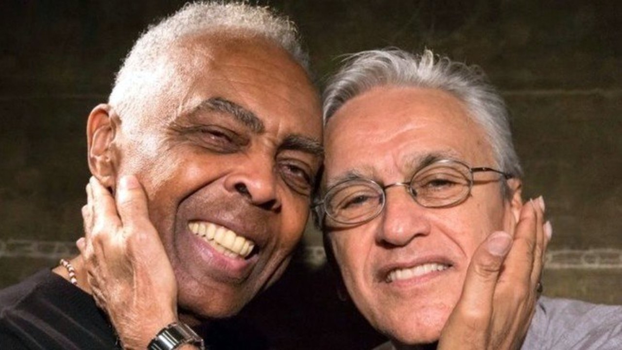 Gilberto Gil parabeniza Caetano Veloso: ‘Mestre do meu caráter’