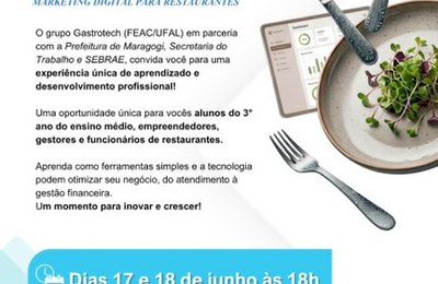 Feac promove capacitação para restaurantes de Maragogi