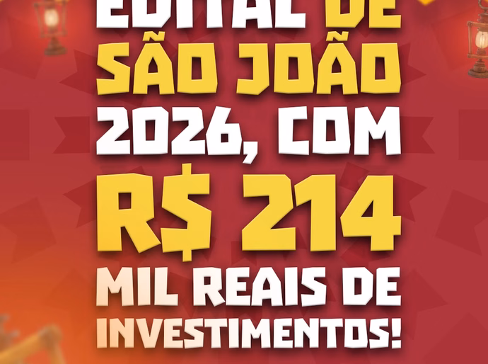 Prefeitura lança edital de valorização junina com investimento de R$ 214 mil para fortalecer a cultura popular em Penedo