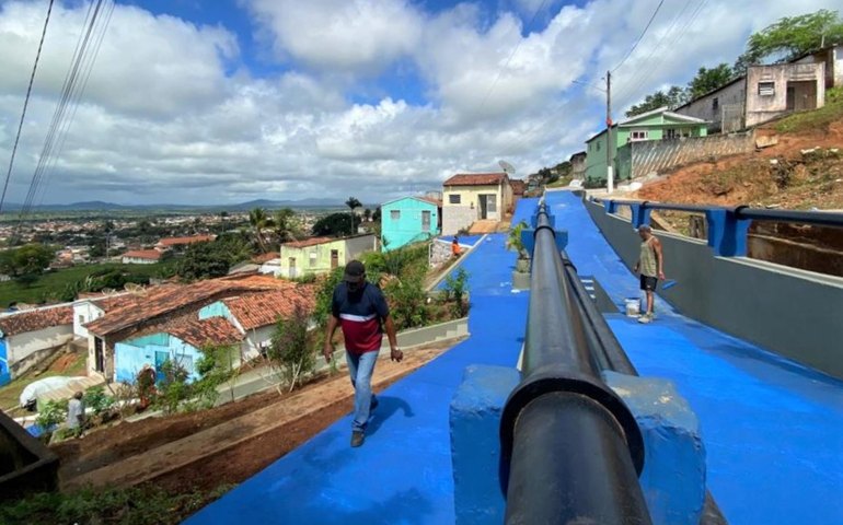 Casal é beneficiada com obra da Prefeitura de Palmeira dos Índios