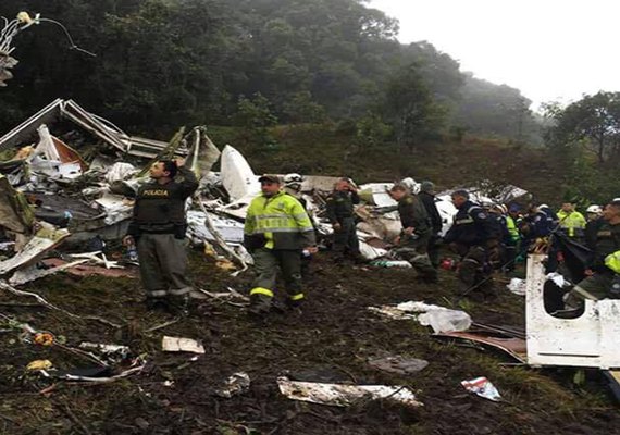 Polícia confirma 76 mortos em avião da Chapecoense