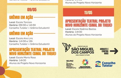 Prefeitura de São Miguel inicia campanha de combate ao abuso e exploração sexual de crianças e adolescentes 