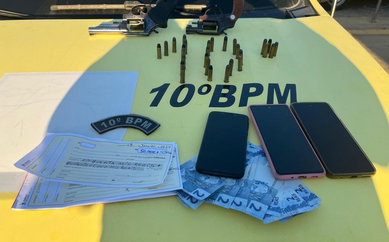 10° Batalhão apreende armas e drogas em Palmeira dos Índios