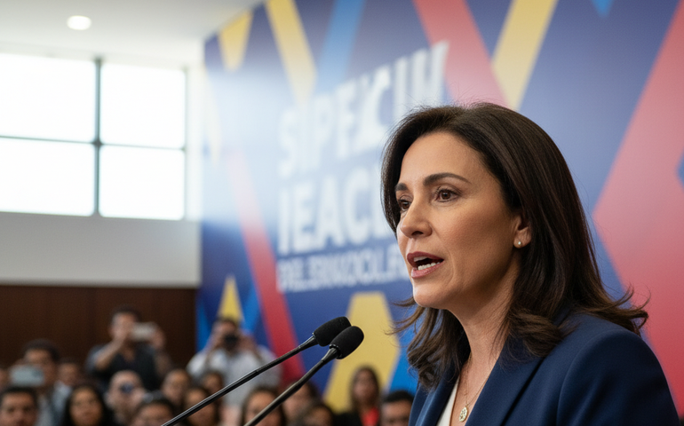 Líder da oposição venezuelana confia em transição e diz esperar ser presidente 'na hora certa'