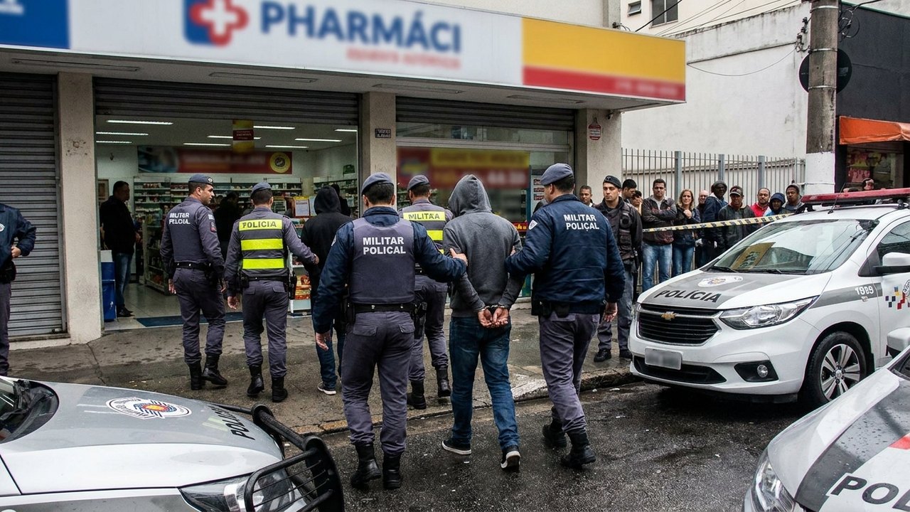 Polícia Militar interrompe assalto em farmácia no Itaim Bibi e prende duas pessoas
