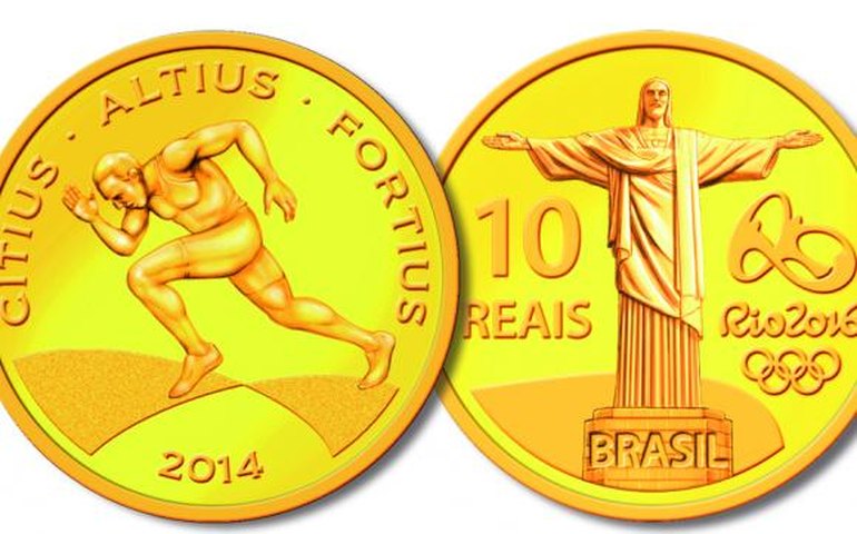 BC lança amanhã moedas comemorativas dos Jogos Olímpicos de 2016