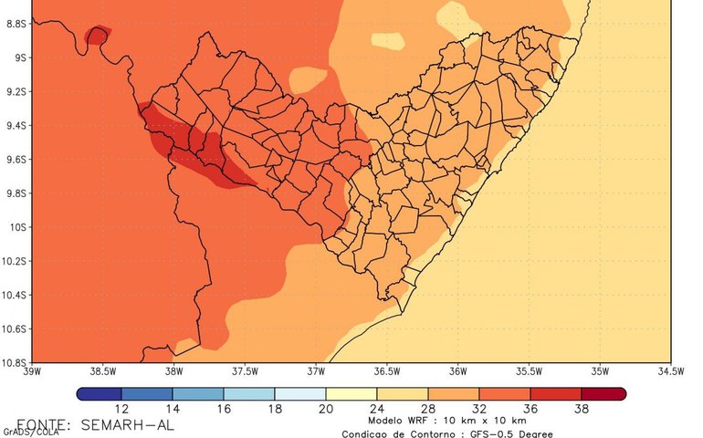 Verão 2024/2025 em Alagoas deve ser de altas temperaturas e chuvas abaixo da média