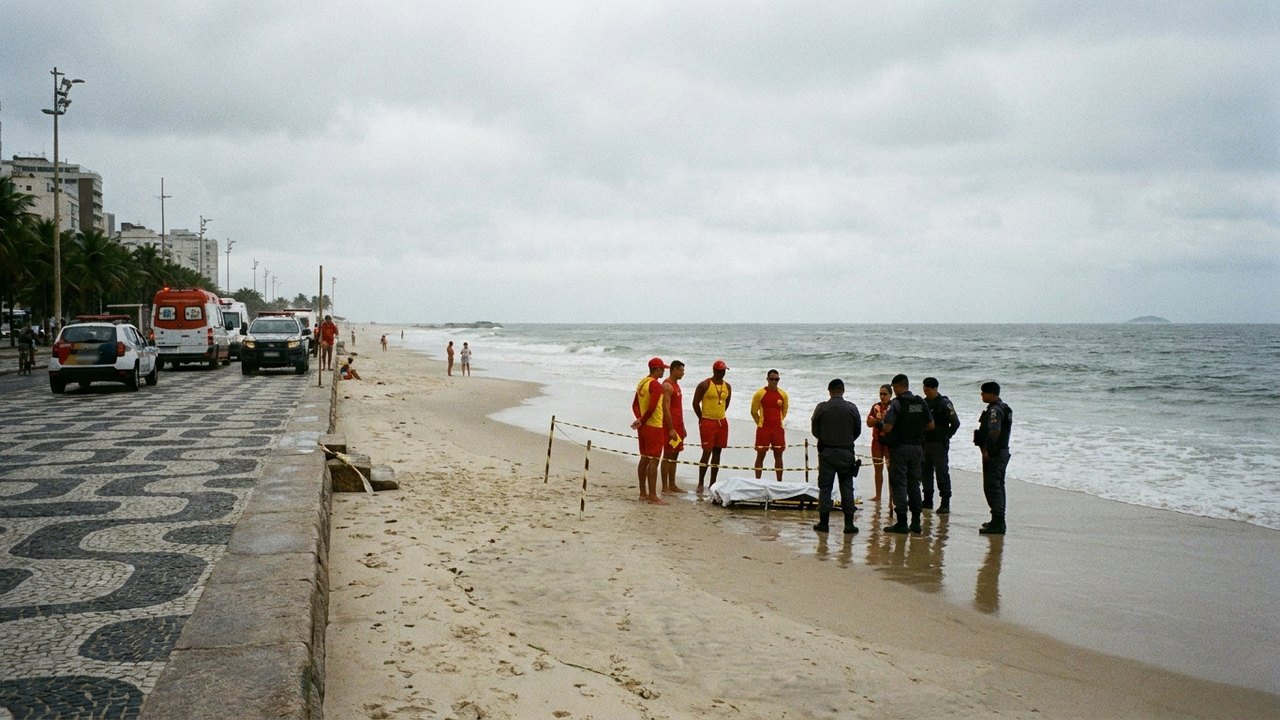 Família reconhece corpo de adolescente goiano desaparecido no mar em Copacabana