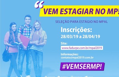 Estágio: Ministério Público abre seleção para 190 vagas em 11 diferentes áreas de atuação 