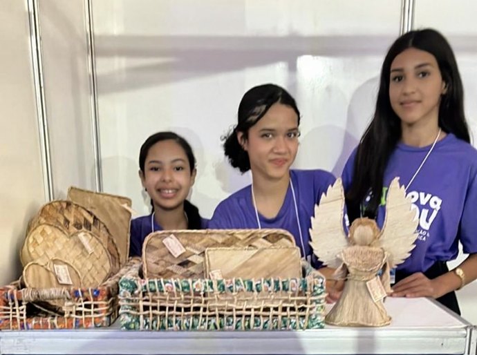 Escola da zona rural de Branquinha é a única de Alagoas a se destacar nacionalmente com oficinas da fibra de bananeira