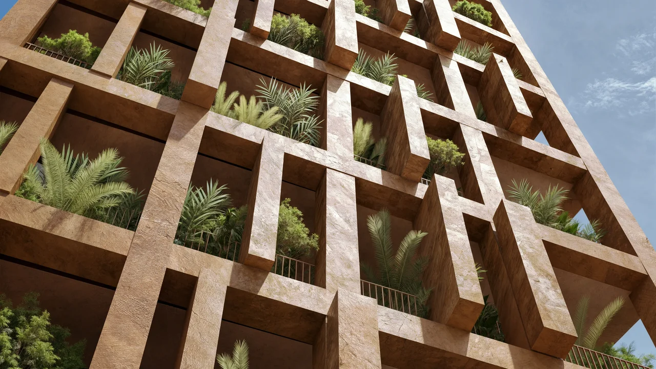 Biofilia multifuncional: construtora traz jardins suspensos inteligentes aos futuros moradores de 'edifício-árvore' do Brasil