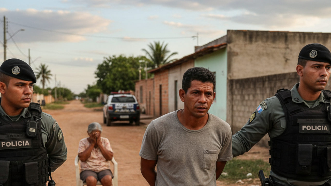 Homem é preso em flagrante suspeito de agredir a própria mãe em Palmeira dos Índios