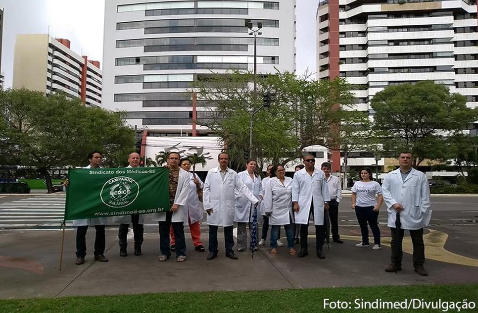 Greve dos médicos / Foto: Sindimed