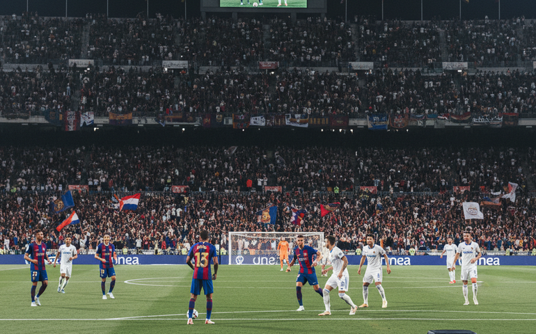 Barcelona e Real Madrid decidem título da Supercopa da Espanha neste domingo