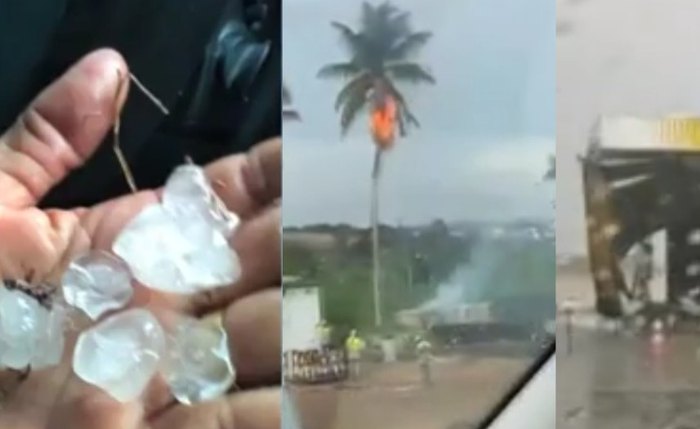 Estragos causados pela chuva em Alagoas nesta terça-feira
