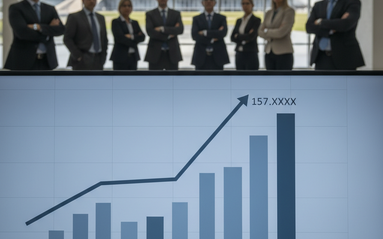 Ibovespa tem leve retomada, ainda abaixo dos 158 mil, com foco em Brasília