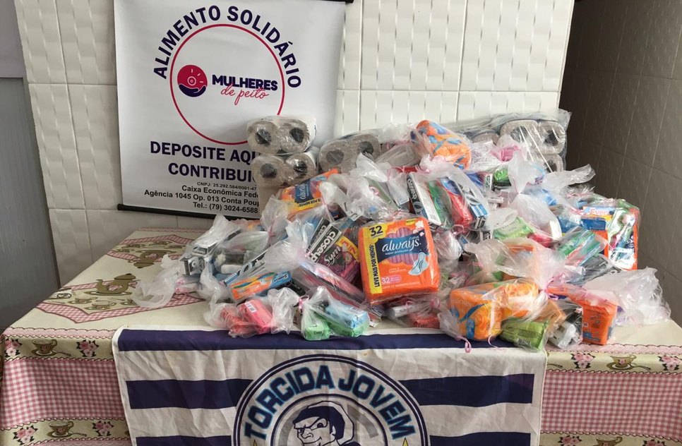 doações kits higiene e limpeza
