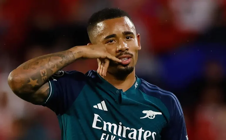 Arsenal deixa Gabriel Jesus fora da lista da Champions e inscreve apenas três atacantes