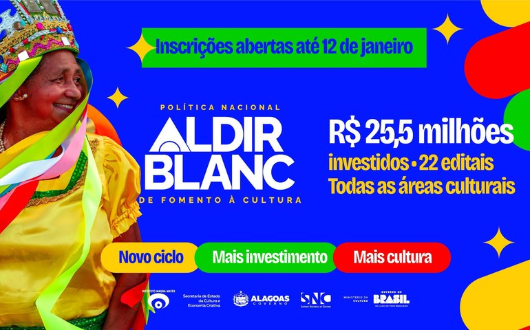 Secult realiza live para orientar inscrições nos editais do Ciclo 2 da PNAB em Alagoas