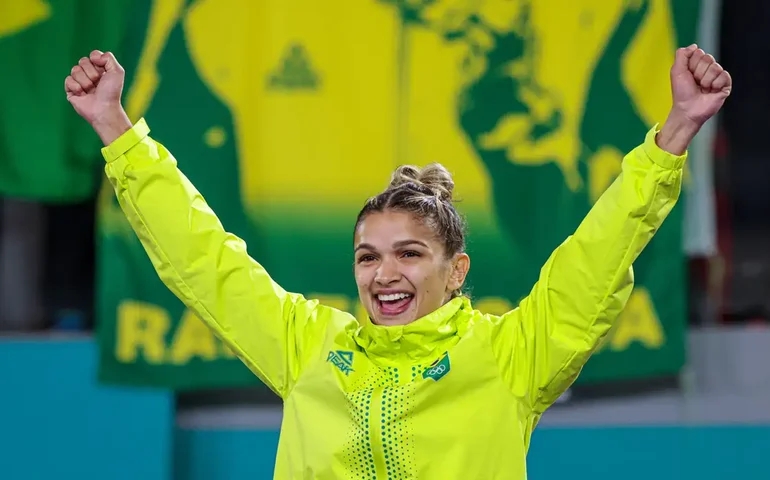 Larissa Pimenta é ouro e 1º pódio do Brasil no GP de judô da Áustria