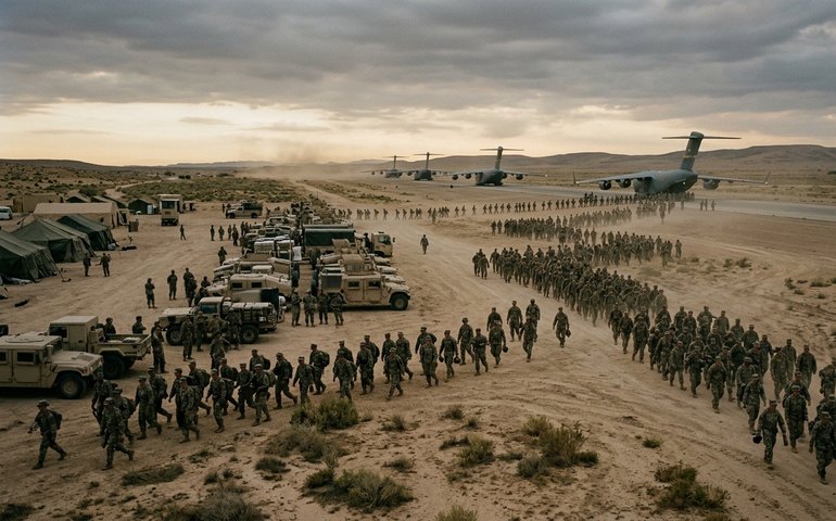 Cerca de 15 mil militares dos EUA chegam ao Oriente Médio em operação inédita