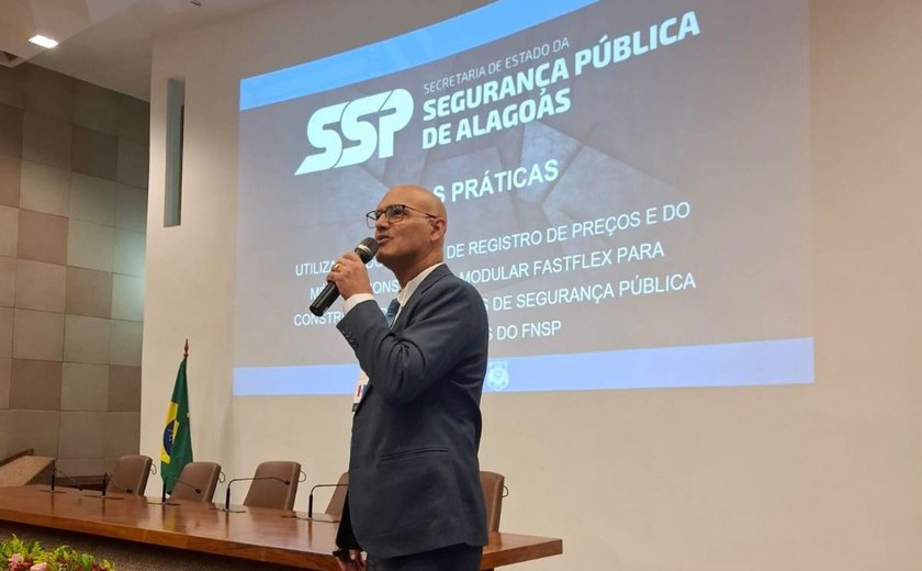 Alagoas apresenta boas práticas em gestão de recursos da segurança pública durante workshop nacional
