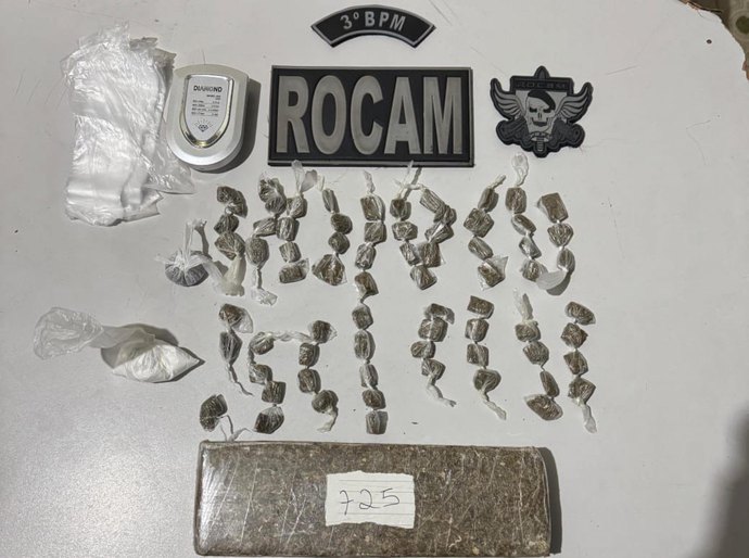 Polícia Militar apreende drogas e arma de fogo em ações no interior de Alagoas