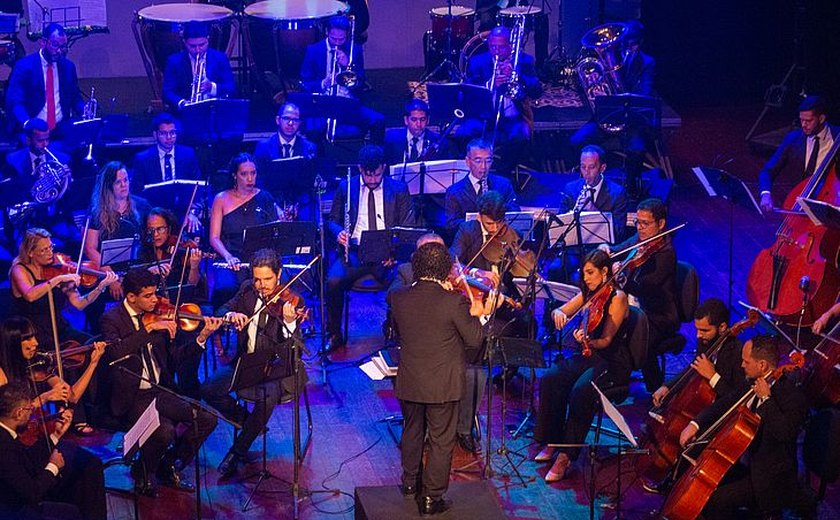 Espetáculo “Cine Filarmônica” traz a magia das trilhas sonoras do cinema e da TV, em Alagoas