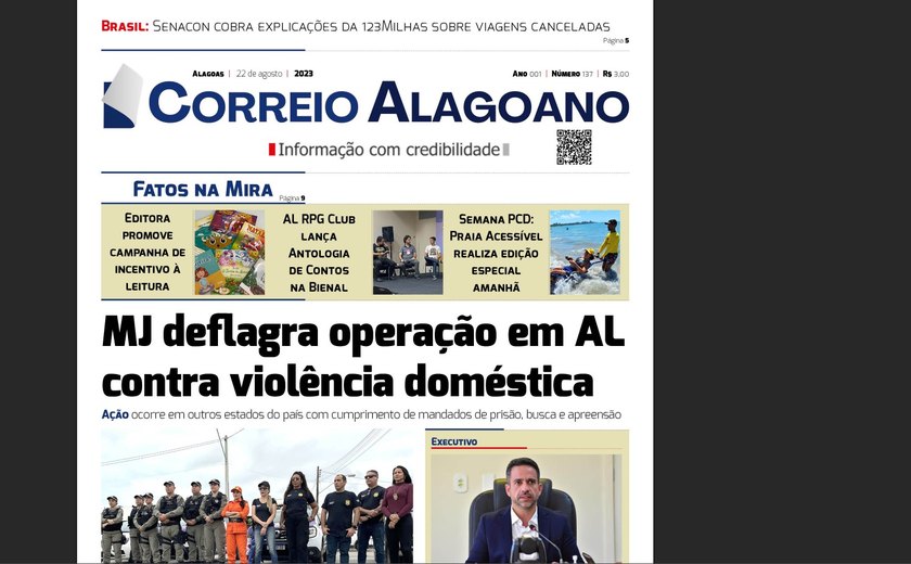 MJ deflagra operação em AL contra violência doméstica