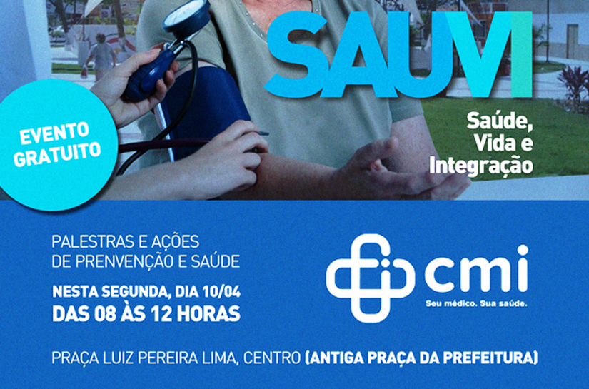 Evento gratuito de Saúde, Vida, Integração acontece 2ª em Arapiraca